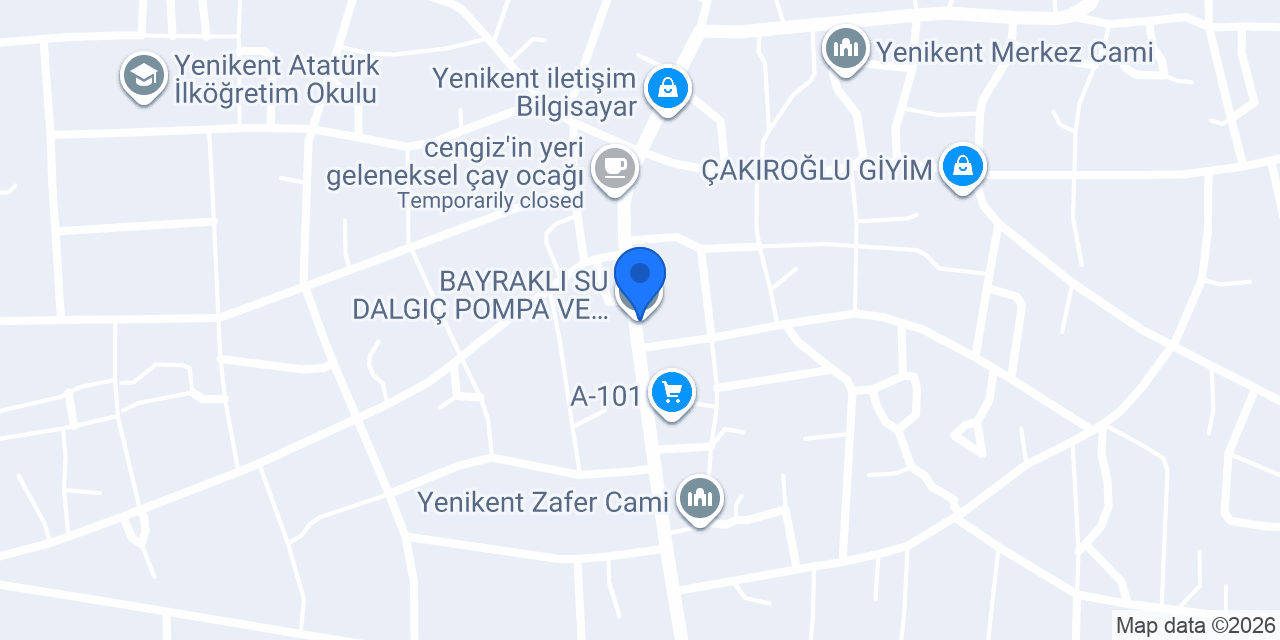 BAYRAKLI SU DALGIÇ POMPA VE SOLAR ENERJİ konumu