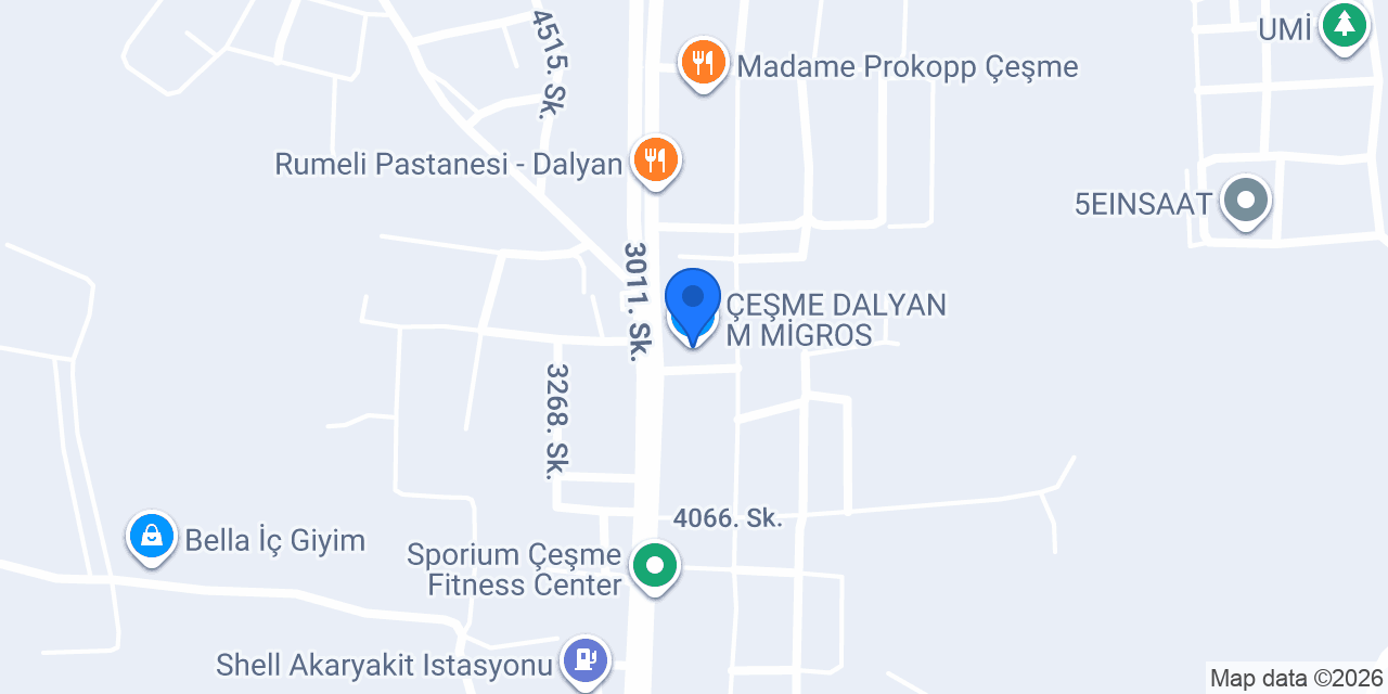 Migros Jet konumu