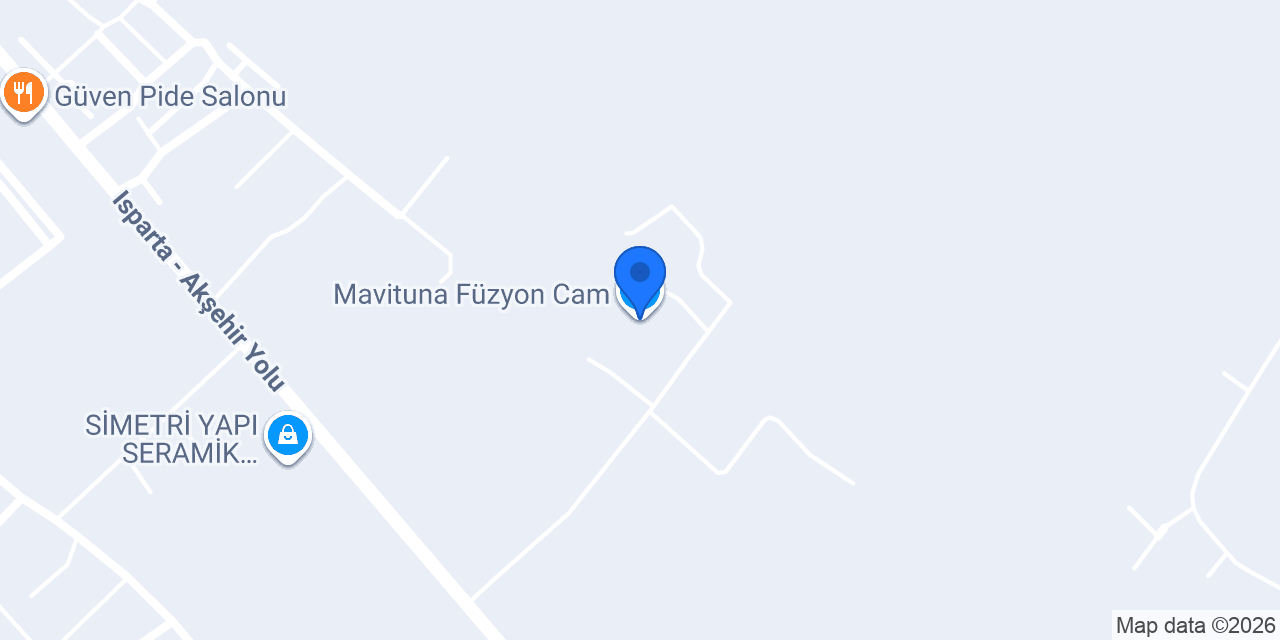 Mavituna Füzyon Cam konumu