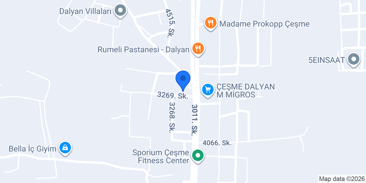 Demeter Çiçekçilik konumu