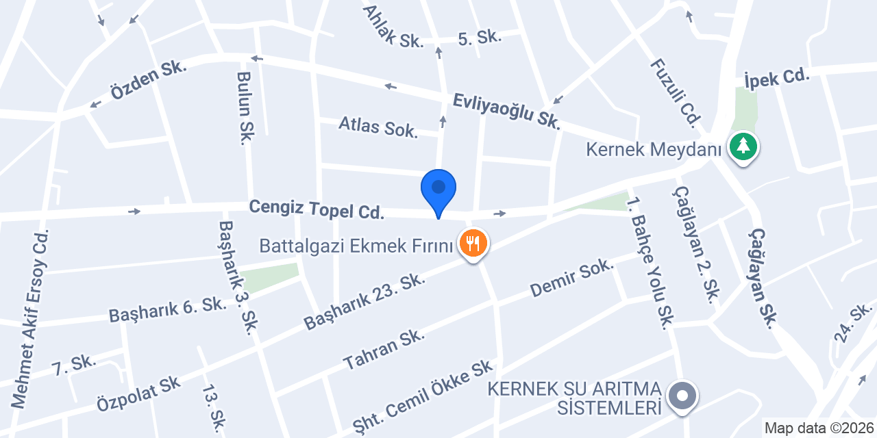 Beyza Mobilya konumu