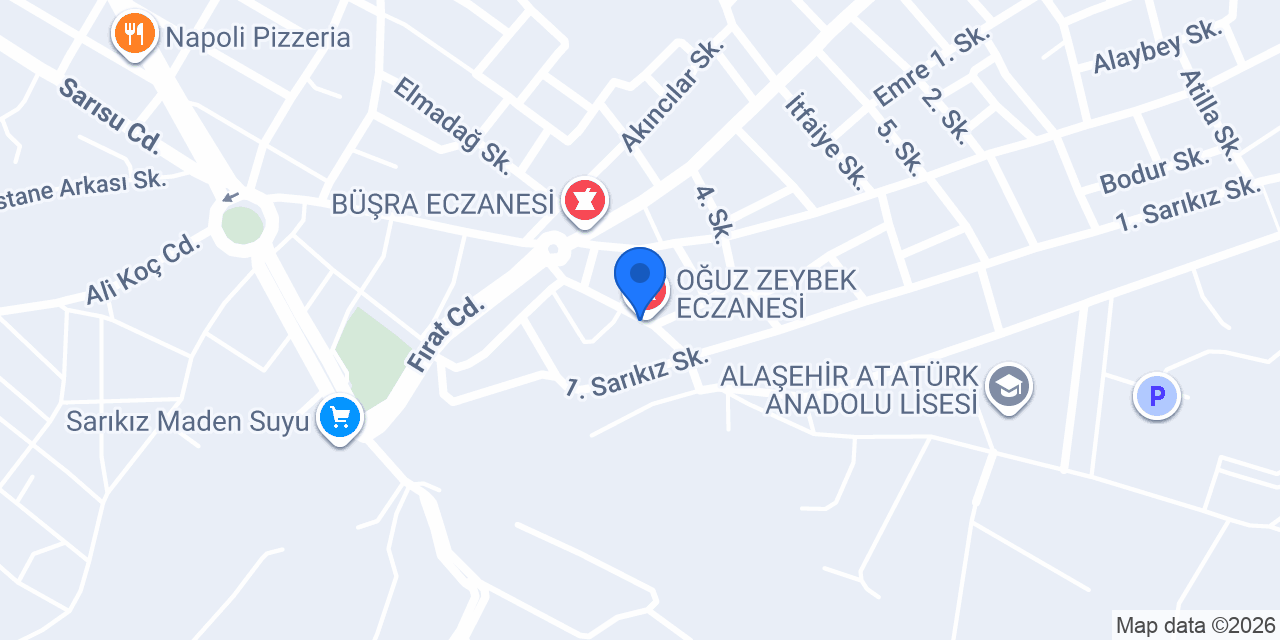 Uluçam Eczanesi konumu