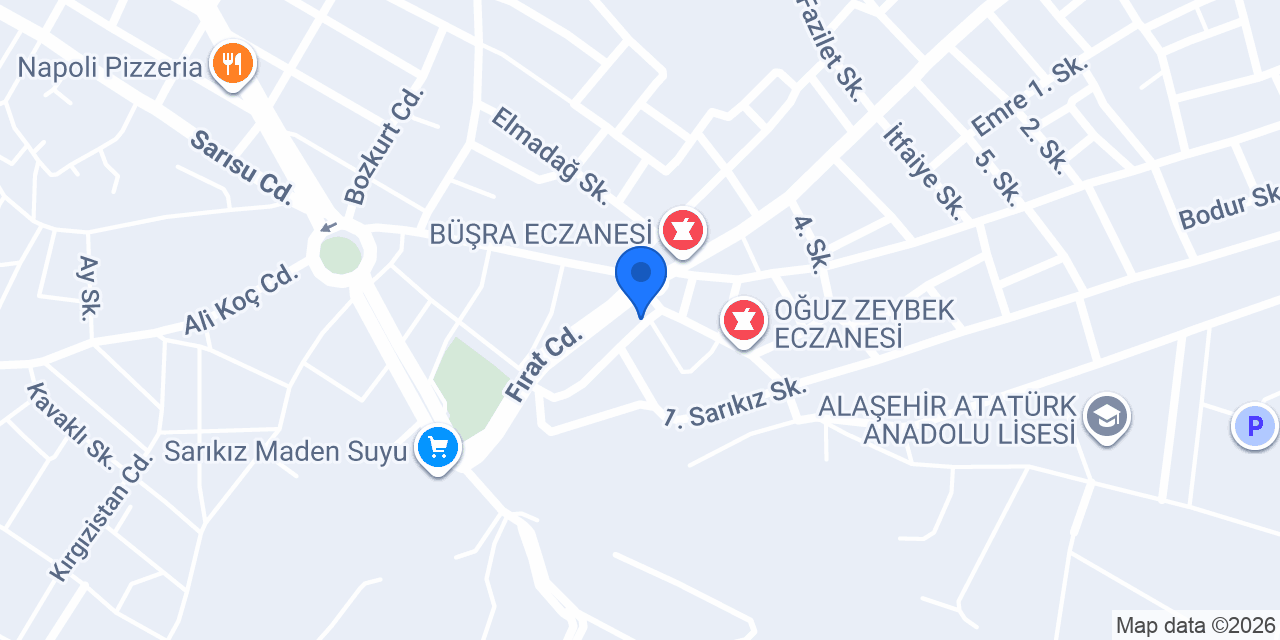 Beş Eylül Eczanesi konumu