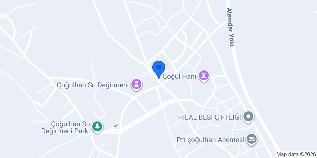 Çoğulhan İlköğretim Okulu konumu