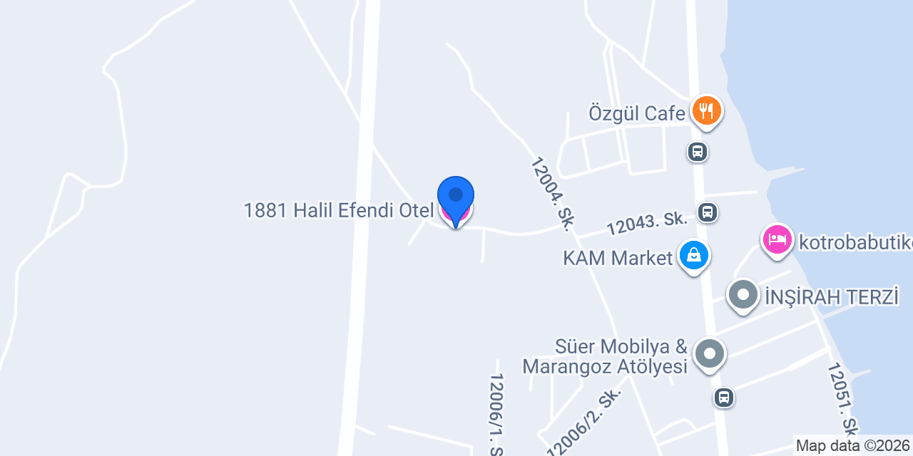1881 Halil Efendi Otel konumu
