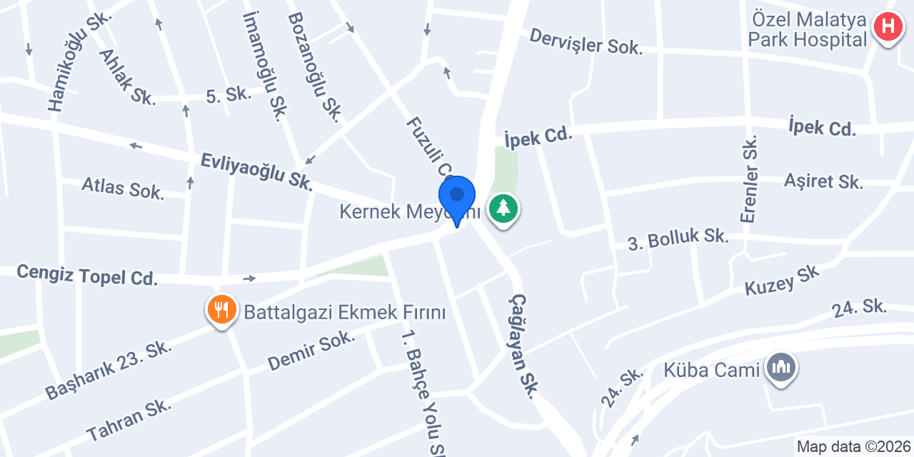 Gündoğdu Mobilya Kernek konumu