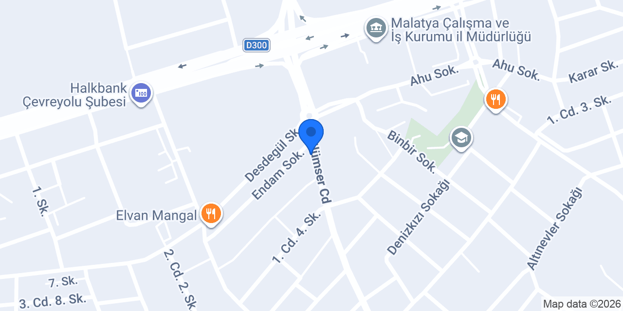 VillaDent Malatya konumu