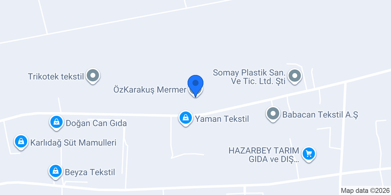 ÖzKarakuş Mermer konumu