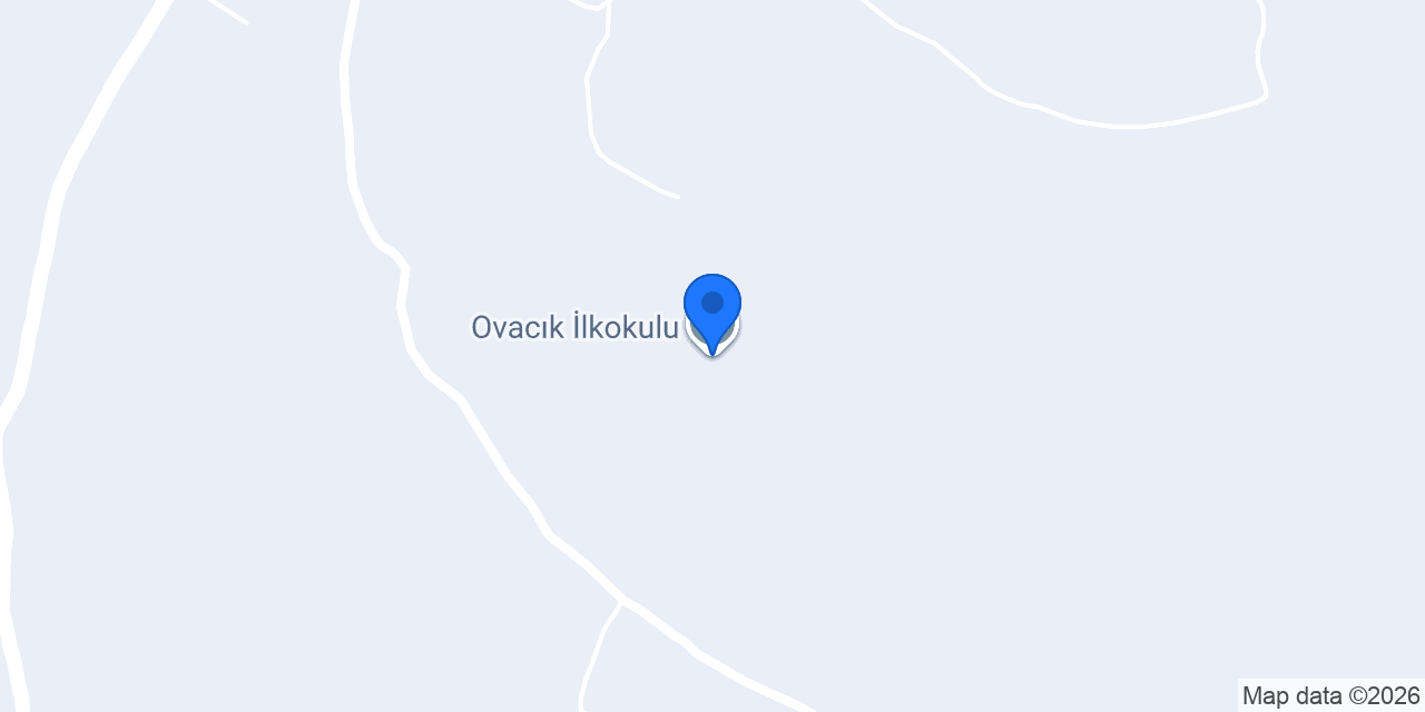 Ovacık İlkokulu konumu