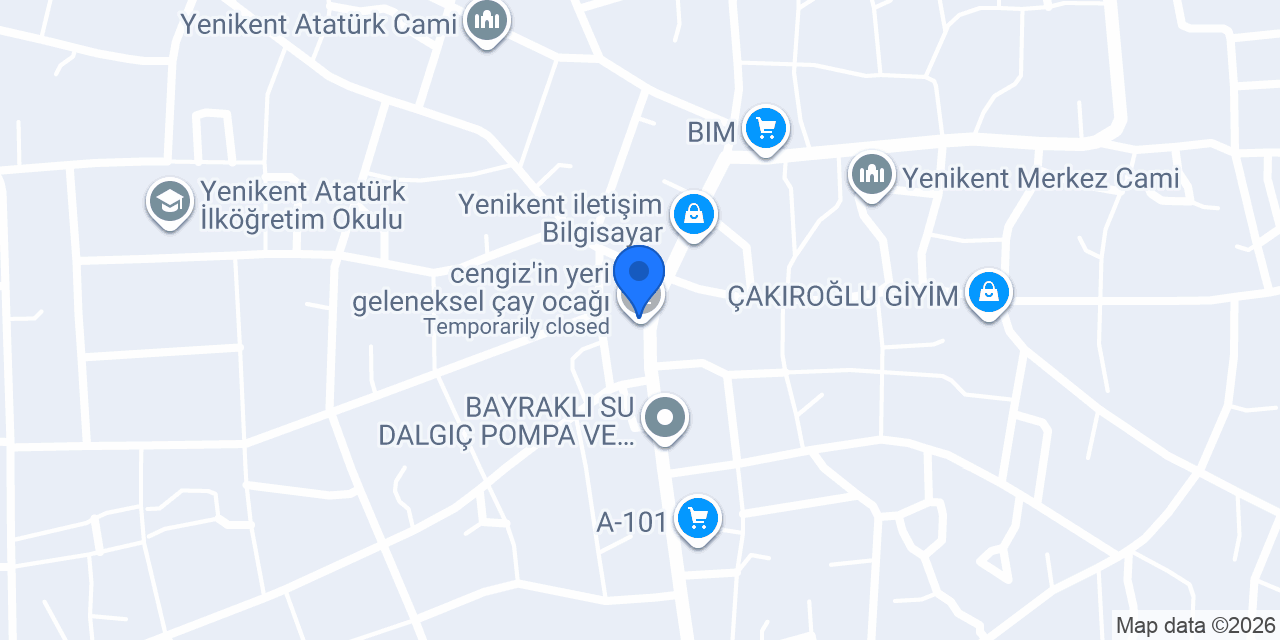 Hilal tekstil işelbiseleri konumu