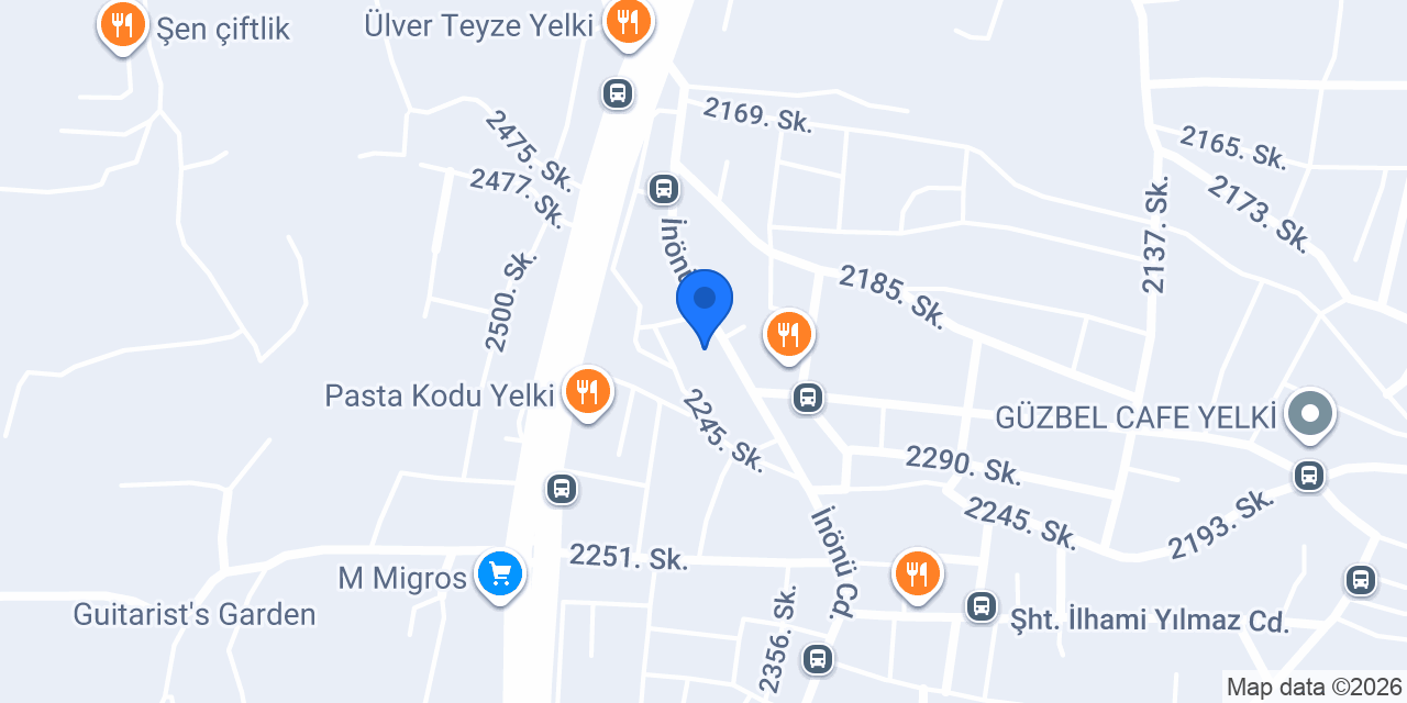 Kelebekcicekevi konumu