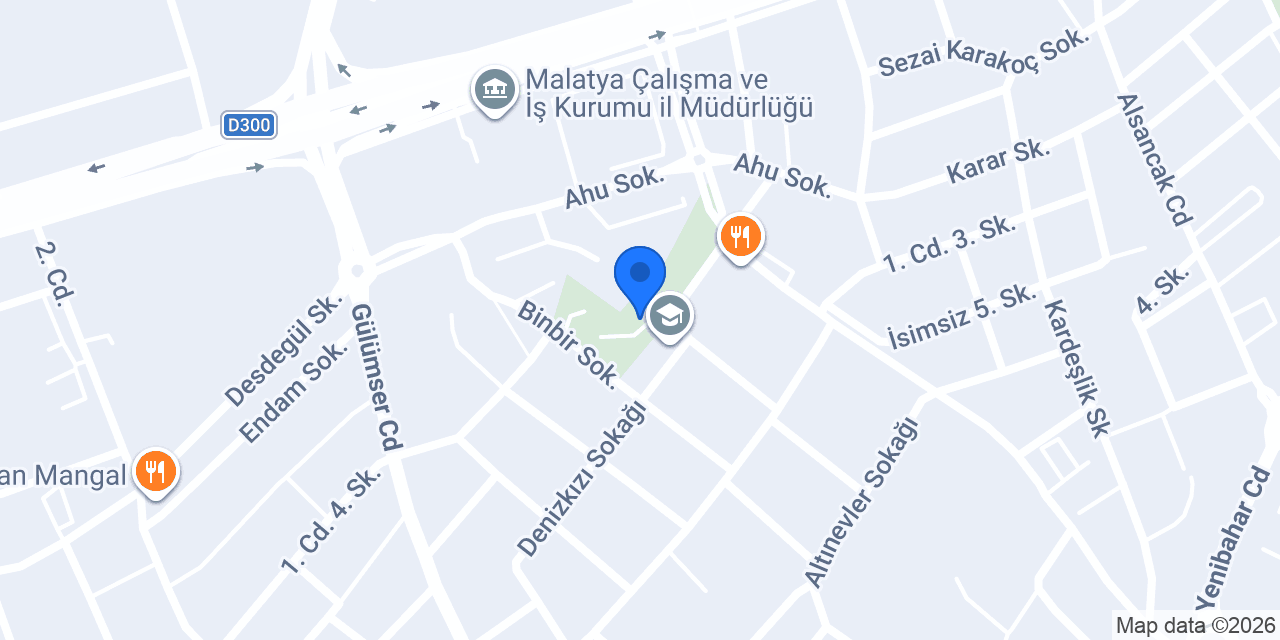 ÖZEL ÇMD ANAOKULU konumu