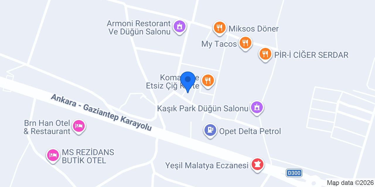 Restaurant konumu