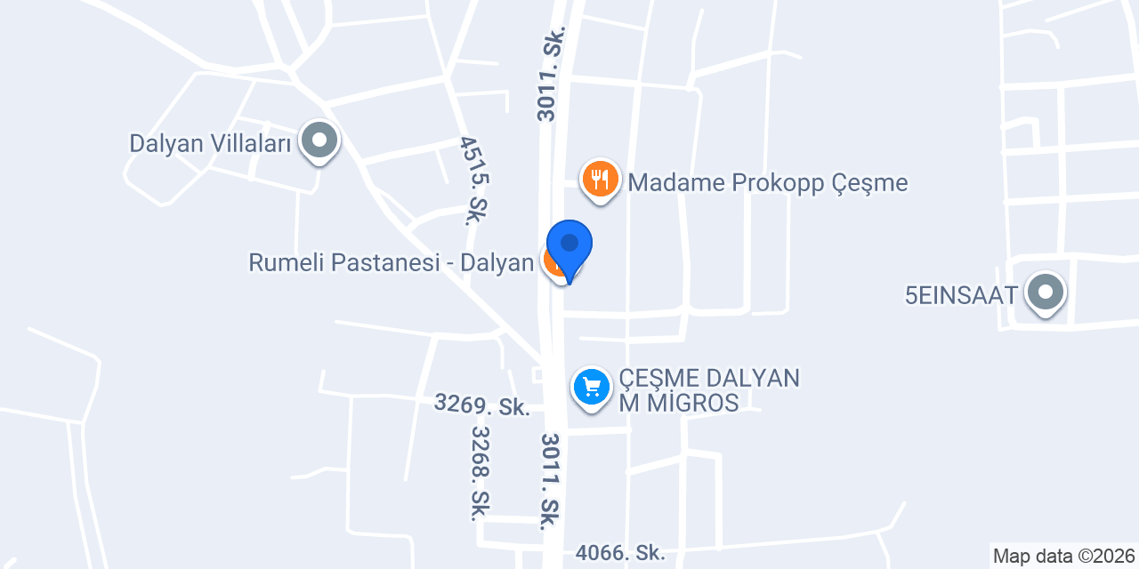 Rumeli Pastanesi - Dalyan konumu