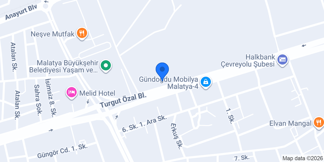 Arçelik Mağazası konumu