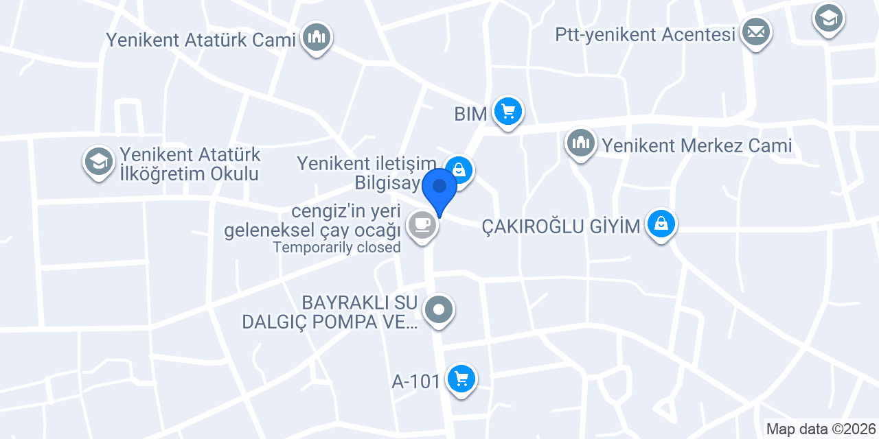 Öncü Veteriner Kliniği konumu