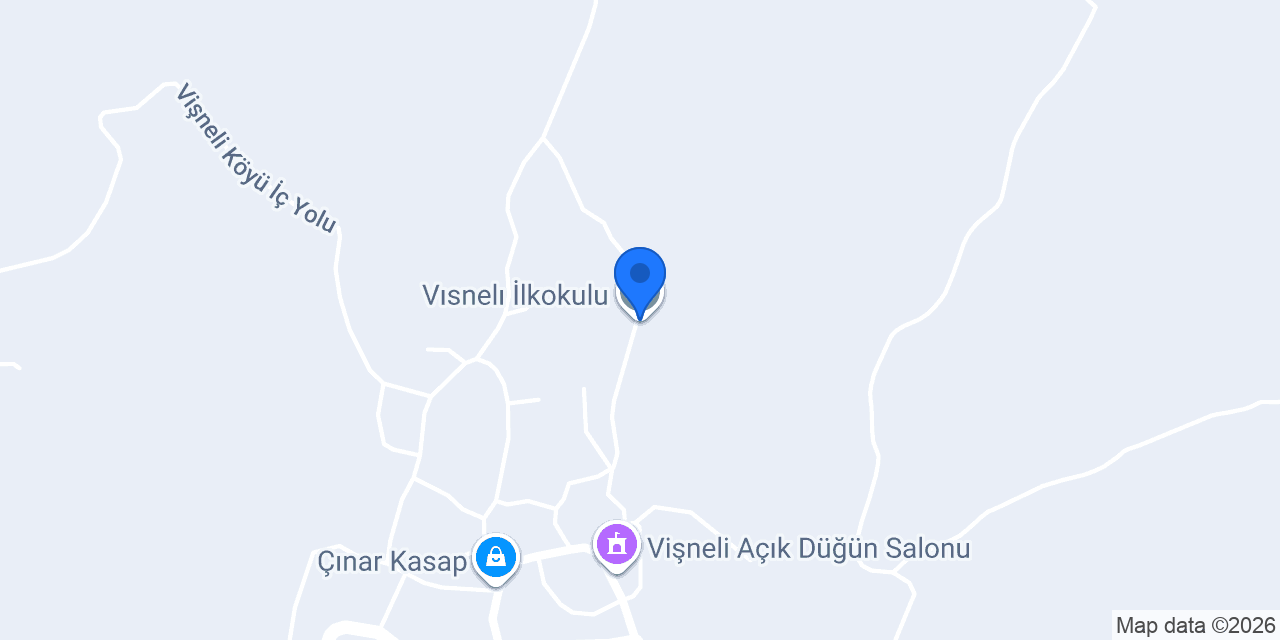 Vısnelı İlkokulu konumu