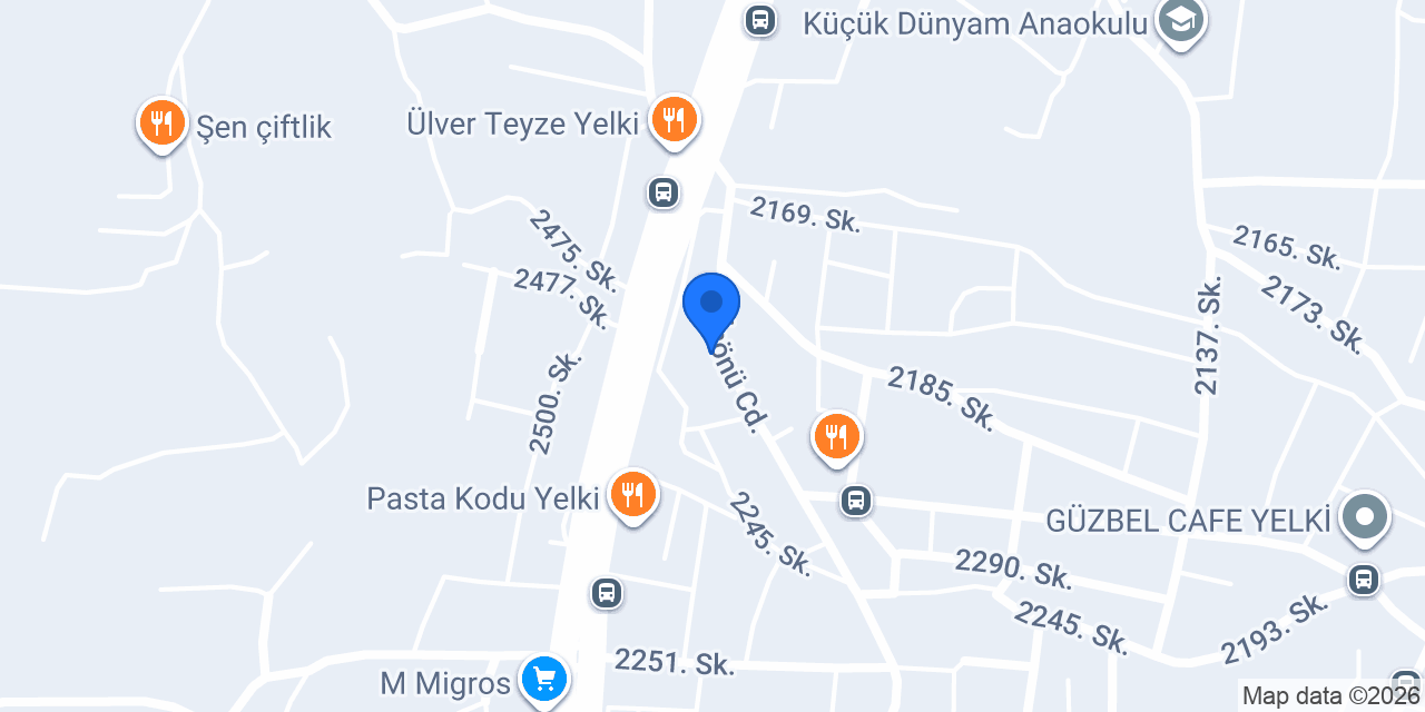 Zeytin Eczanesi konumu