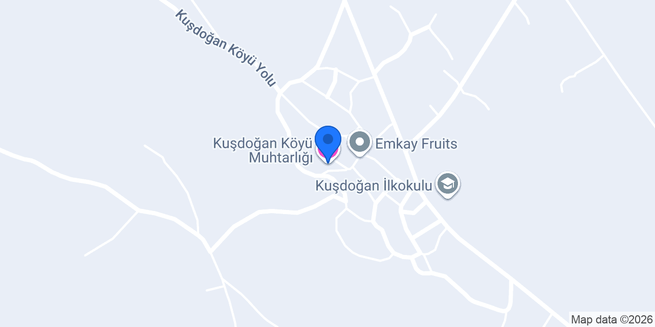 Kuşdoğan Köyü Muhtarlığı konumu