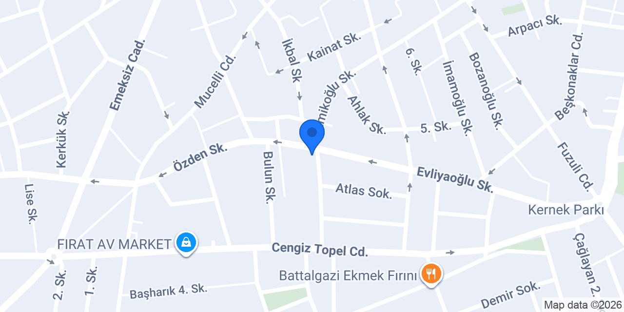 MALATYA EMEK TAKSİ konumu