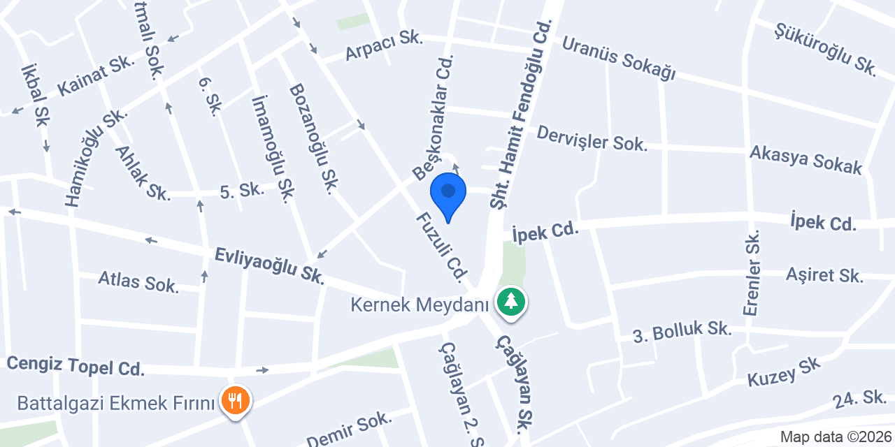 Malatya Ersan Taksi konumu