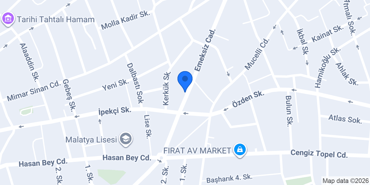 Malatya Danışmanlık ve Mühendislik konumu