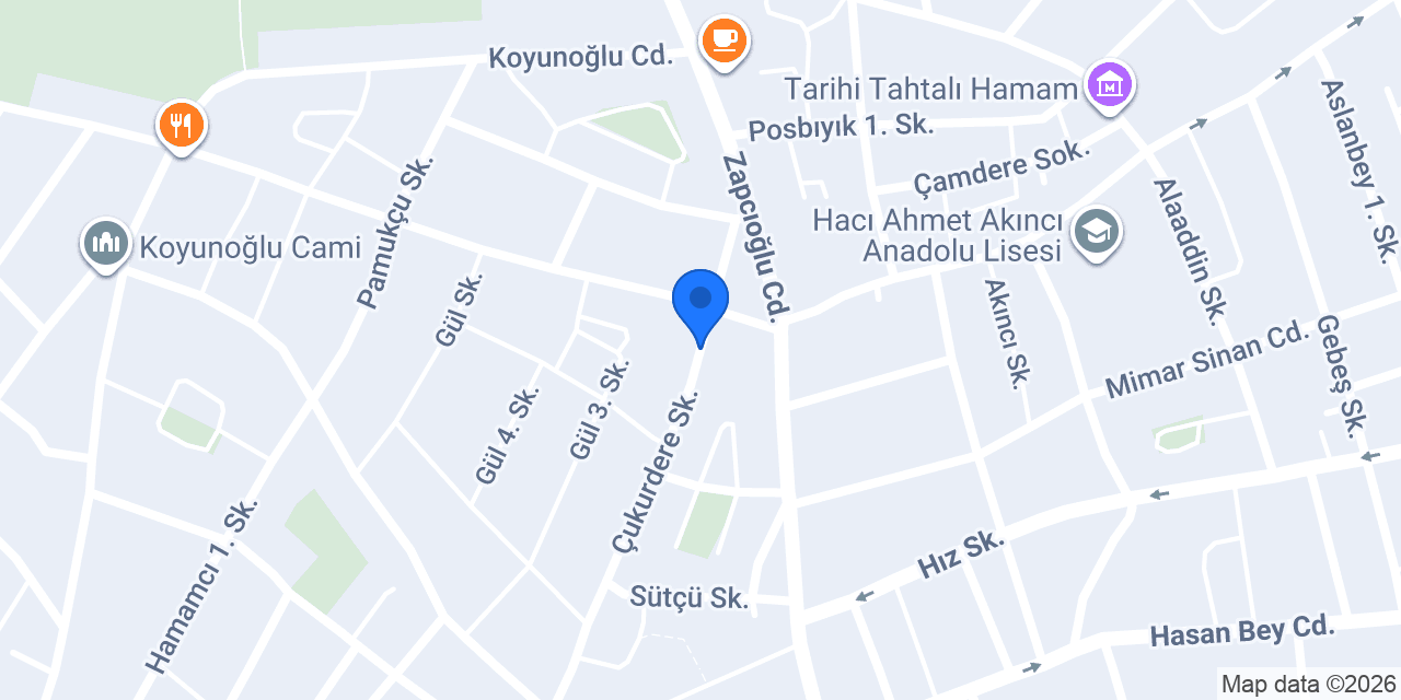 Ergün Cd Market konumu
