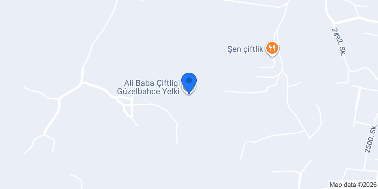 Ali Baba Çiftligi Güzelbahce Yelki konumu