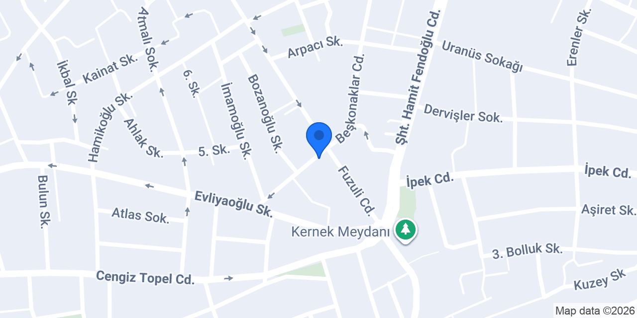 Huzur Kanalizasyon konumu