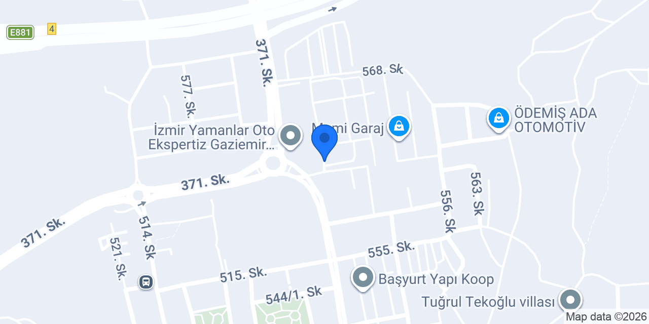 Çiçek Otomotiv konumu