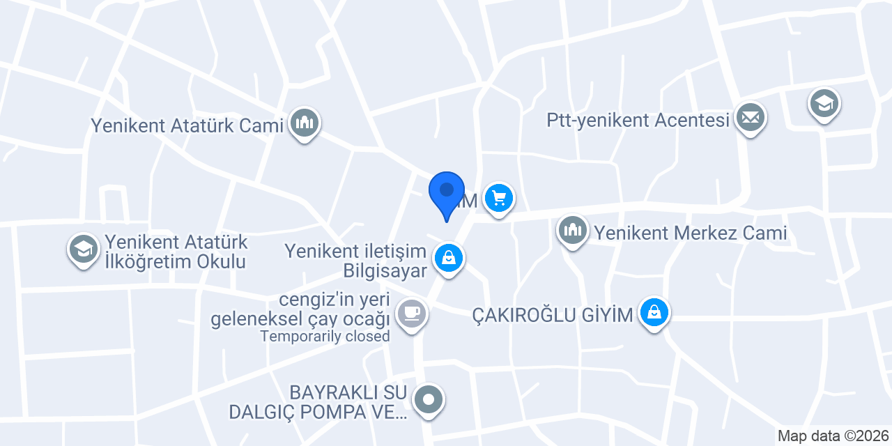 Yenikent Anadolu Lisesi konumu