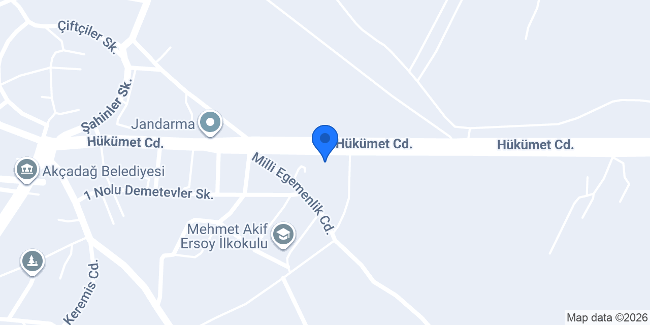 Akçadağ ANADOLU LİSESİ konumu