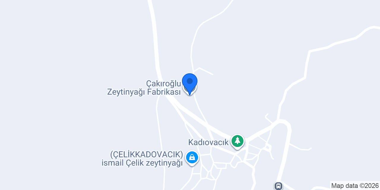 Çakıroğlu Zeytinyağı Fabrikası konumu