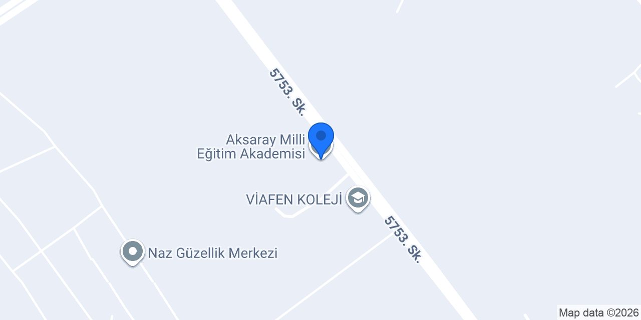 Aksaray Milli Eğitim Akademisi konumu