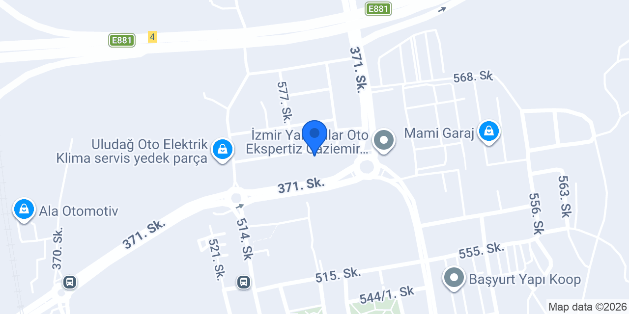 CK Auto Servis konumu