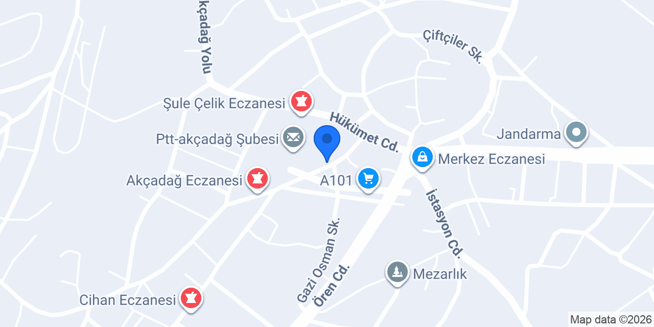 Özcan Ticaret - Hırdavat konumu