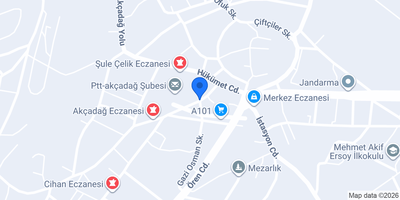 Derya tuhafiye ve terzi konumu