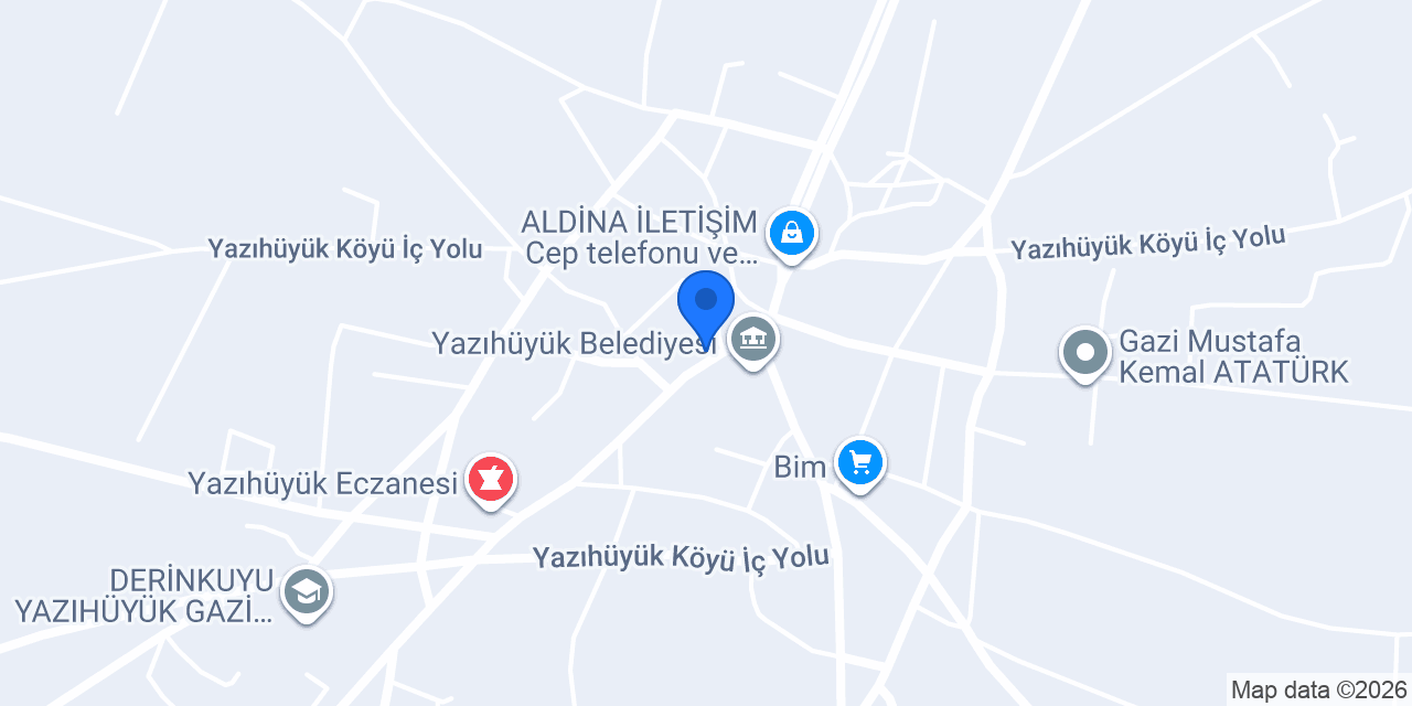 Gündüzler Market konumu