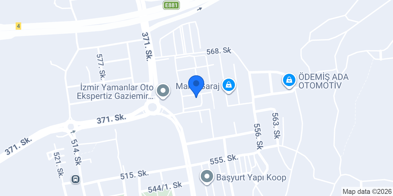 DANIŞ AUTO GALERİ konumu