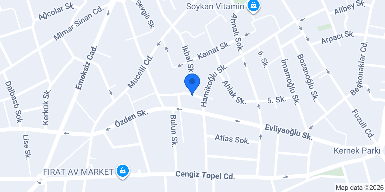 M.E.K Erkek Kuaförü konumu