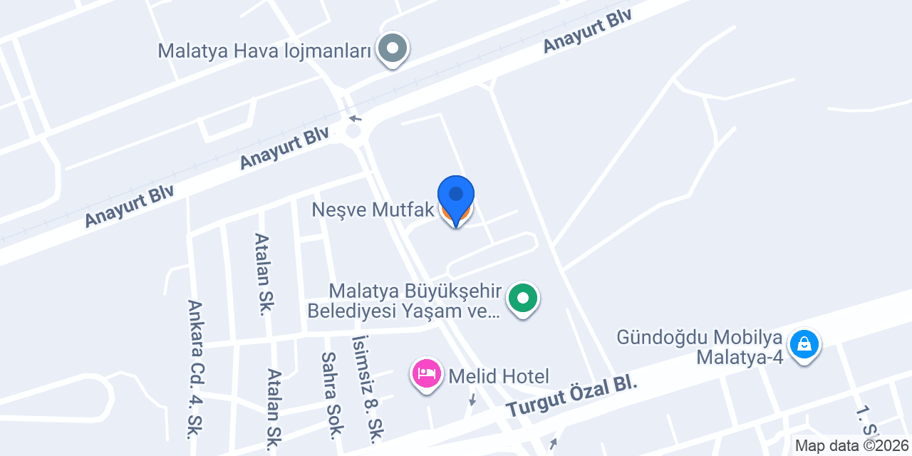 Neşve Mutfak konumu