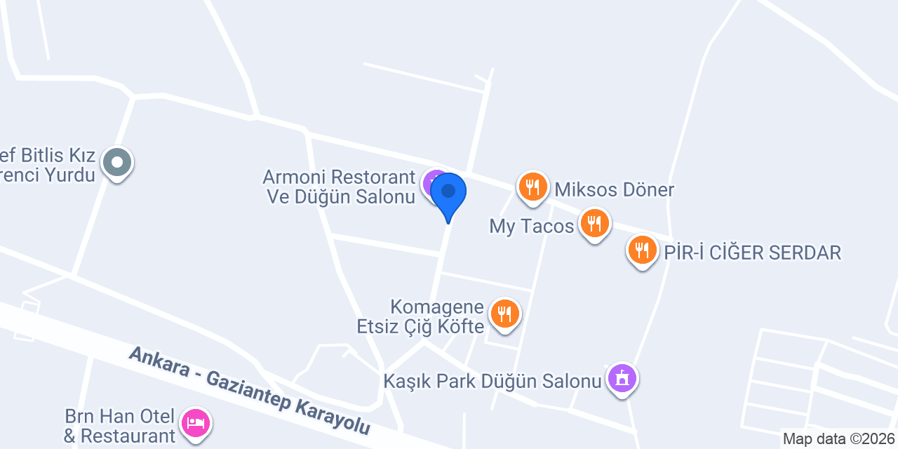 Betül Kızıl Kuaför konumu