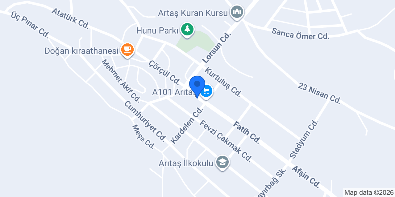 ARITAŞ PASTANESİ konumu