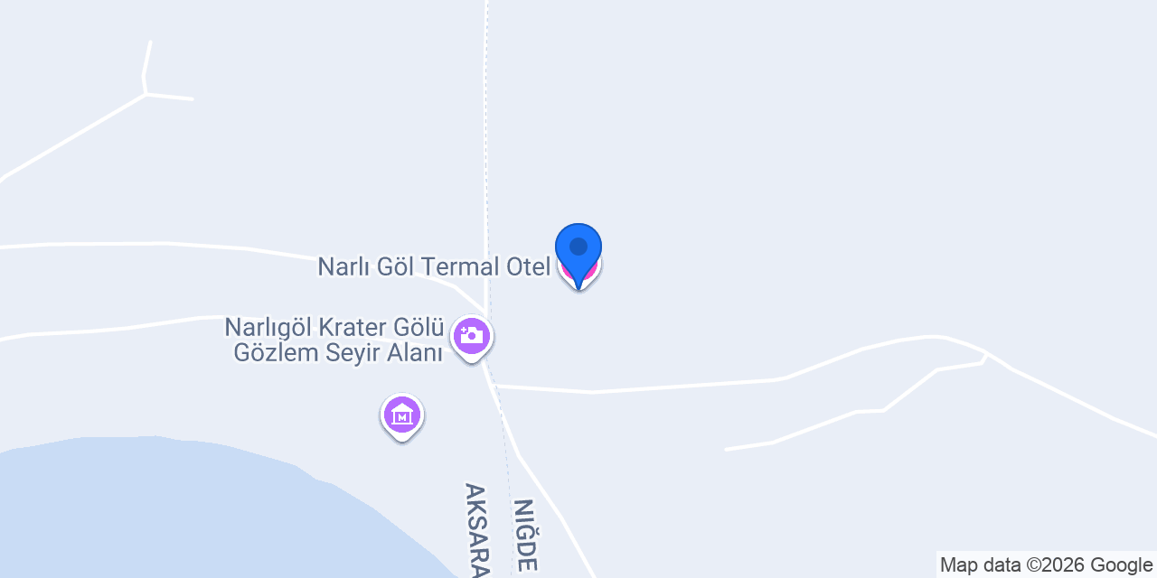 Narlı Göl Termal Otel konumu