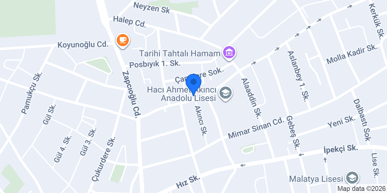 KALYON İNŞAAT VE TAAHHÜT konumu