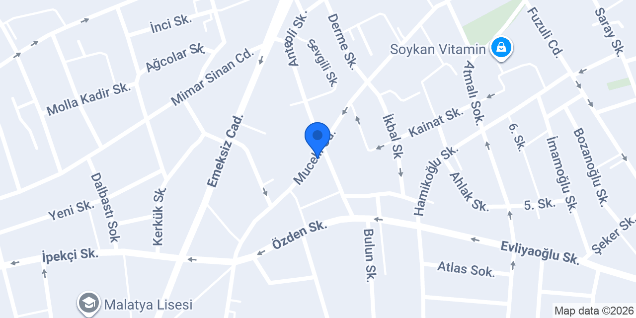 Malatya Dövme ULAŞ konumu