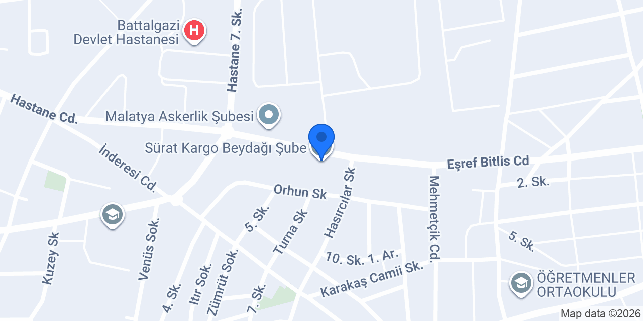 Sürat Kargo Beydağı Şube konumu