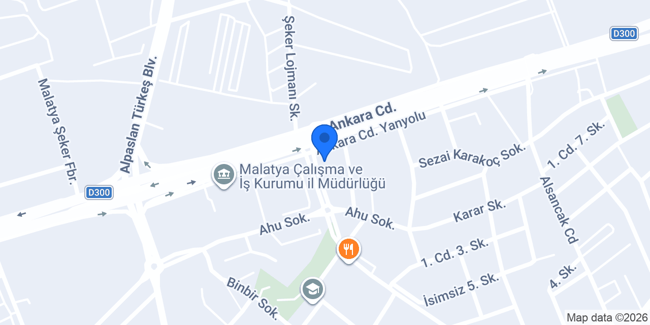 Taç İnşaat ve Mühendislik konumu