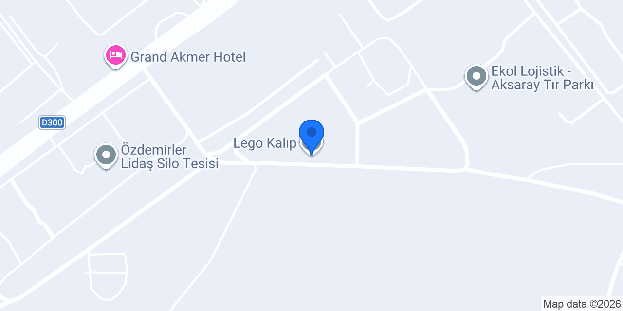 Lego Kalıp konumu
