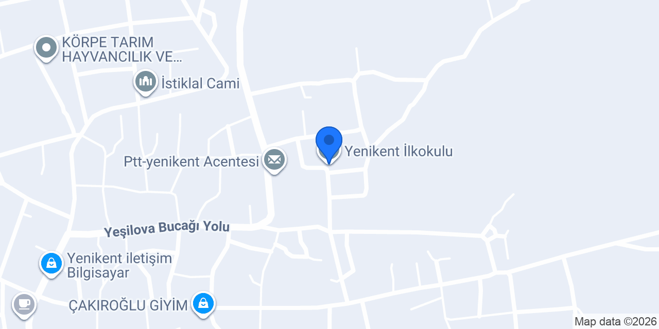Yenikent İlkokulu konumu